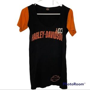 Women's Harley Davidson Motorcycle T-Shirt | Size S